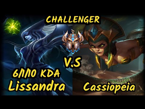 FNC.A MagiFelix (LISSANDRA) vs CASSIOPEIA - 6/1/10 KDA MID CHALLENGER GAMEPLAY - EUW