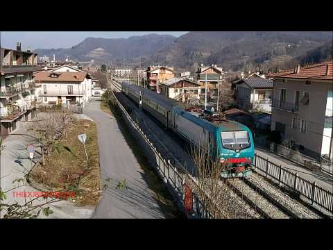 E.464 IN TRANSITO VELOCE A ROBILANTE. (CN) SAB. 22 - 2 - 2020.