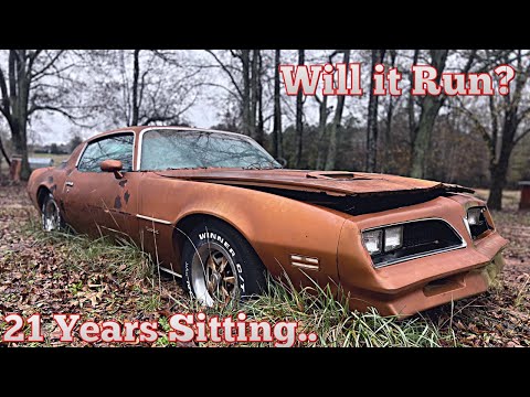 FIELD FIND Pontiac Firebird Rescue! Will it Run After 21+ Years? Pt.1