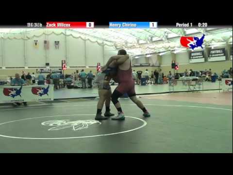 University Nat`ls GR 120 KG / 264.5 lbs: Zack Wilcox vs. Henry Chirino