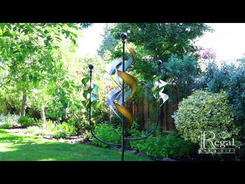 12606 Triple Waterfalls Wind Spinner 82"