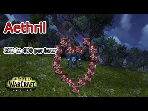 200 to 400 Per Hour Aethril Farming Tips | World of Warcraft