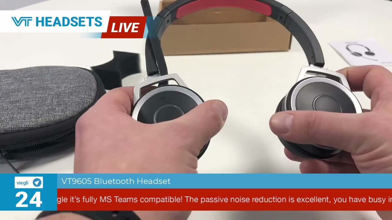 VT UK: VTX300 Bluetooth Headset Unboxing