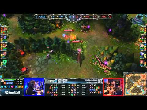 Gambit Gaming vs Fnatic Game 2   Grand Finals IEM Cologne 2013 PRO Tournament   FNC vs GMB G2