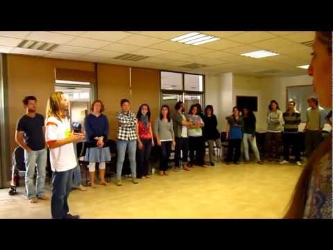 The Role of Laughter and Gibberish in PeaceBuilding- Israel- part 1 (namaste laugh)