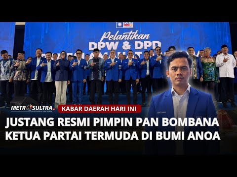 Video: Justang Resmi Pimpin PAN Bombana, Energi Muda di Panggung Politik Bumi Anoa