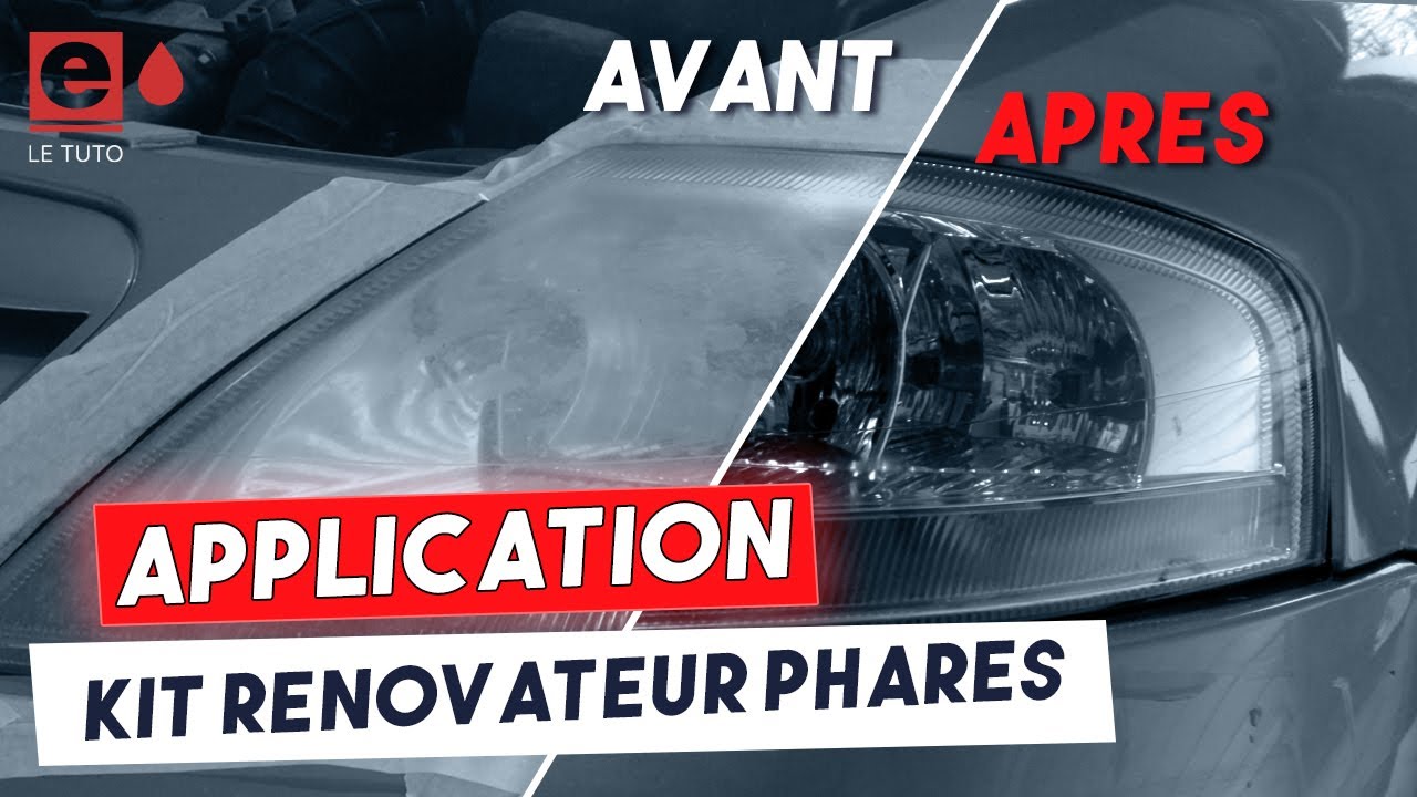 Tuto : Application kit rénovateur phares ECAR
