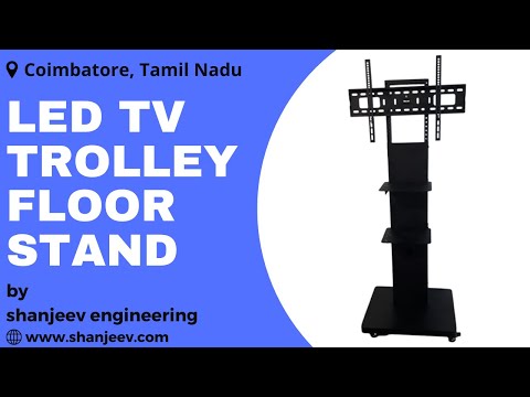 Lcd tv trolley stand