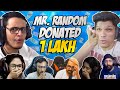 DONATING RS. 1 LAKH TO TALENTED STREAMERS!! || MR. RANDOM