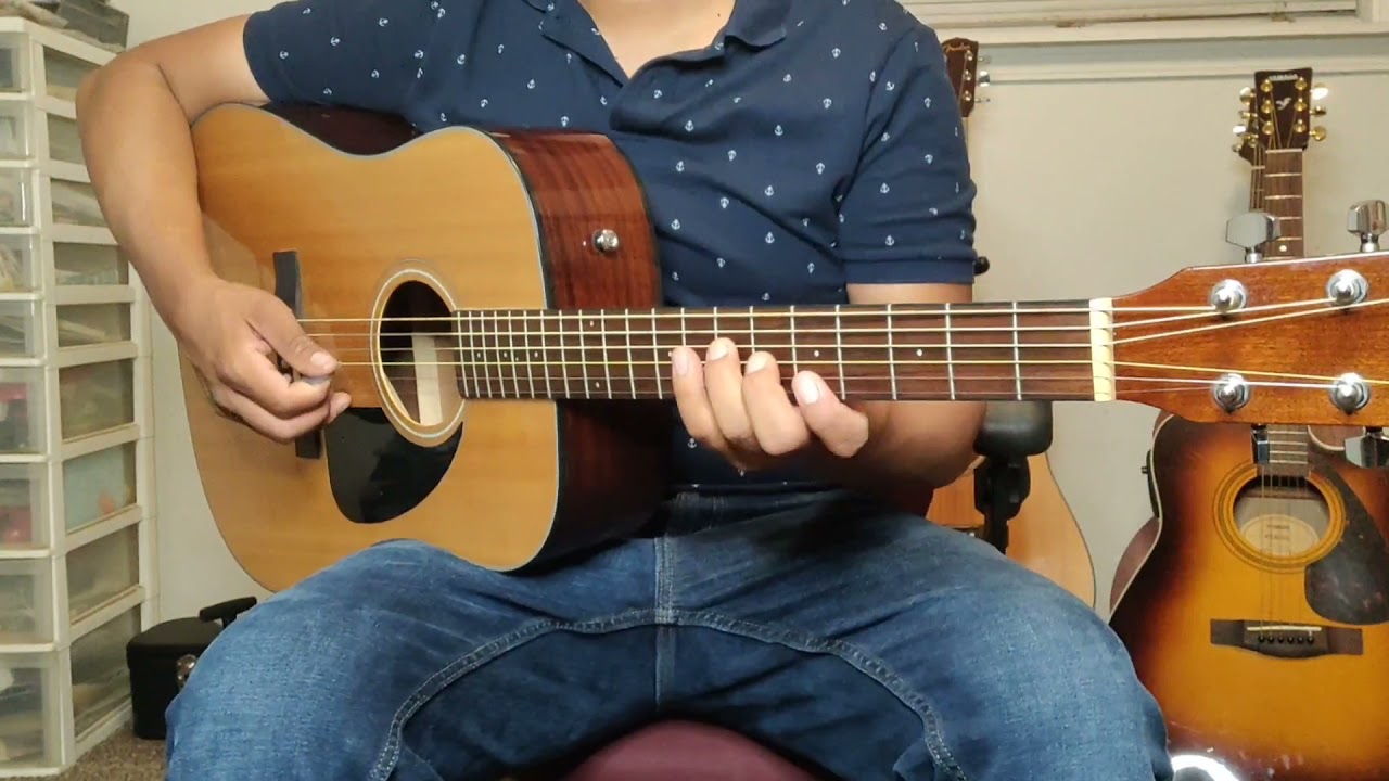 Como afinar tu guitarra en (D-RE) con guitar tuna (fender DG-60 NAT-DS-V2)