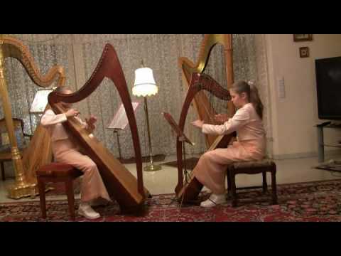Still,still,still,weil's Kindlein schlafen will.....Wagner Twin Harp Duo,Wagner Zwillinge Harfenduo