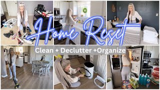 2024 ENTIRE HOME RESET | CLEAN + DECLUTTER + ORGANIZE WITH ME!