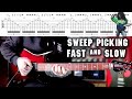 Jason Becker - Altitudes Sweep Section Guitar Lesson Tabs