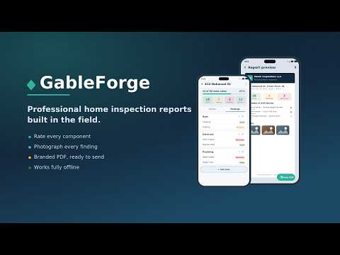 GableForge: Home Inspection video thumbnail