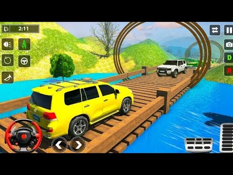 Offroad 4x4 Prado Jeep Simulator 3D - Uphill Luxury Car Driving - Android GamePlay 