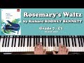 Rosemary's Waltz by R. R. Bennett: ABRSM Grade 7 Piano (2019 & 2020) - C1