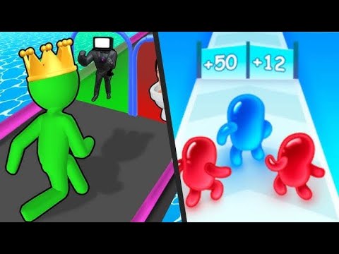 Giant Rush 3D Vs Join Blob Clash 3D 🍉🍑🍅 | All New Levels Games iOS, Android Gameplay Update 2025