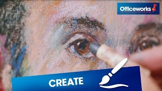 How to create an oil pastel portrait