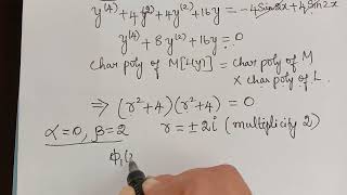 annihilator method problem 3|| non homogeneous differential equation