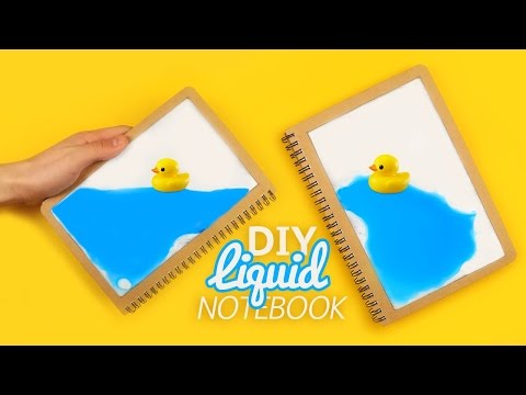 How to make Liquid Notebook How to make Liquid Notebook