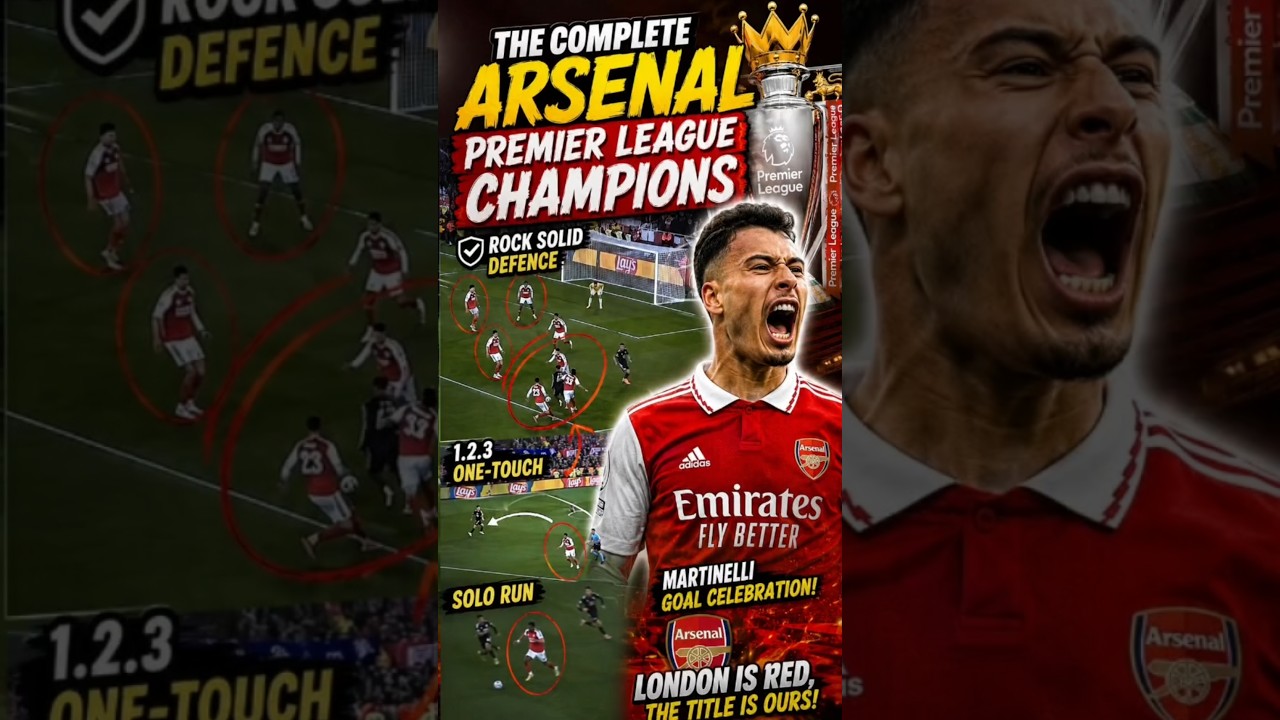 Arsenal Martinelli SOLO GOAL ⚽ Perfect Build Up 🔥 I EPL Highlights #arsenal #epl #arsenaldesa