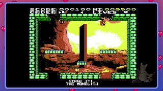 Randoom: Ancient Stones (C64) – Level 1: The Monolith (Playthrough with Cheats)