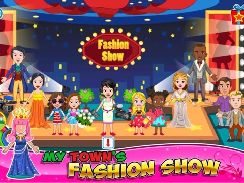 My Town : Fashion Show - iPad app demo for kids - Ellie - YouTube