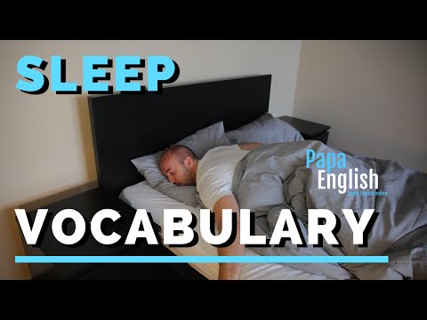 我好累，除了說 I'm tired 還有什麼其他說法？詞彙和表達學習 - ESL (Sleep vocabulary and expressions - ESL)