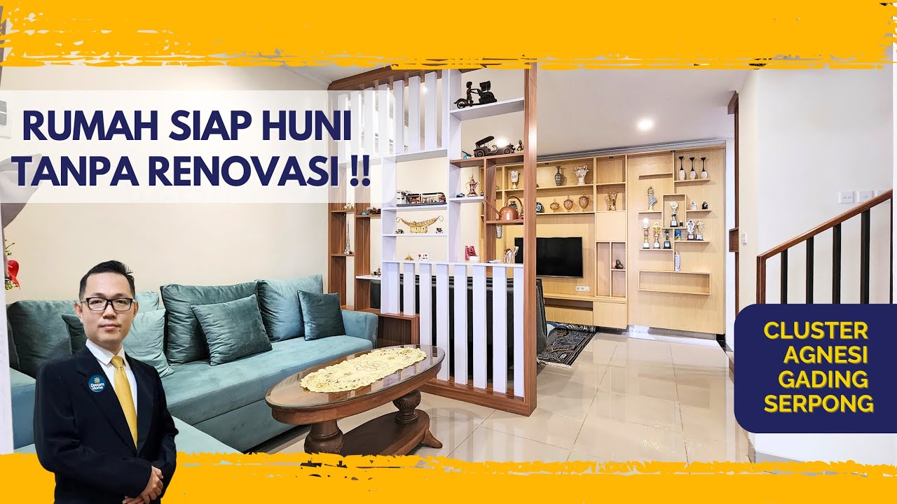 For Sale Fully Renovated House in Agnesi Cluster Gading Serpong