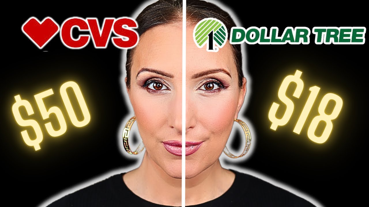 Are YOU spending TOO MUCH $$$ on MAKEUP??? #sidebysidecomparison #makeuptutorial