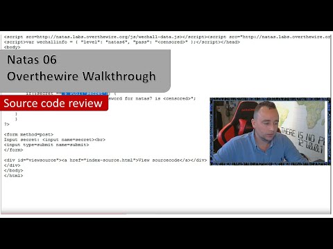 Finding weakness through source code review - Natas06 - Overthewire.org - Walkthrough