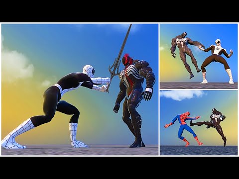 Upgraded SPIDERMAN Fights AI Venom - Overgrowth Mods Gameplay