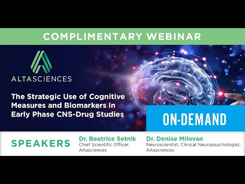 The Brain on Drugs: Strategic Use of Cognitive Measures & Biomarkers in Early Phase CNS-Drug Studies