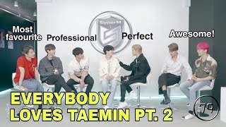Every idols non-stop loving &amp; admiring Taemin for 14 minutes straight