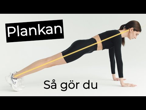 Så gör du Plankan på rätt sätt! (Steg-för-Steg Guide) Yoga Plankan