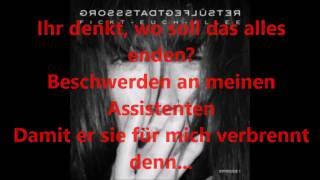 Grossstadtgeflüster Fickt- Euch- Allee - lyrics