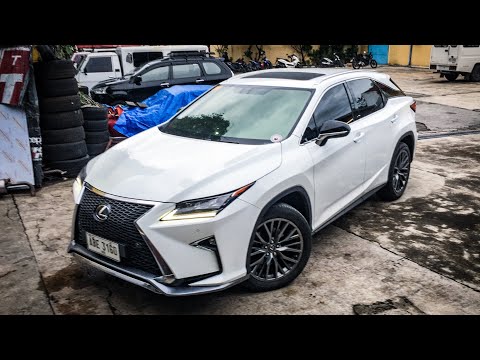 Catback exhaust system on a Lexus RX 350