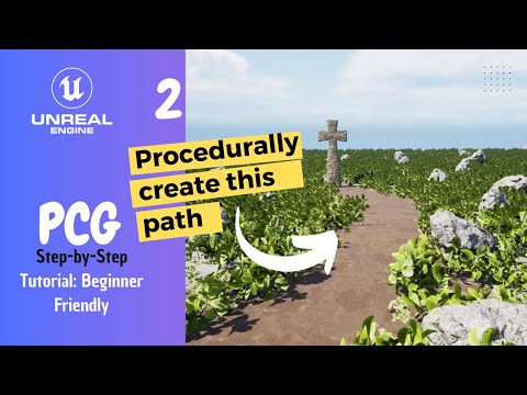 Procedurally Create Spline Path In PCG UE 5.2 Tutorial