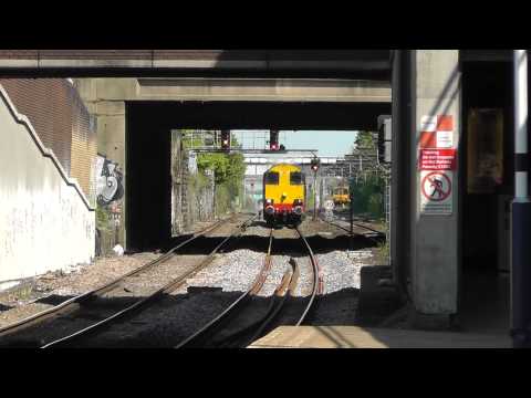6M60 Seaton to Sellafield Flask Train Class 20 No 20302 at Heworth 28th May 2012.m2ts
