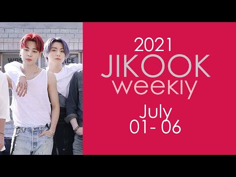 Jikook weekly 210701 - 210706 | from run ep to behind the scenes jikook