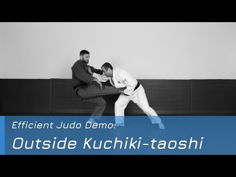 Outside Kuchiki-taoshi - Demo — judo technique demonstration
