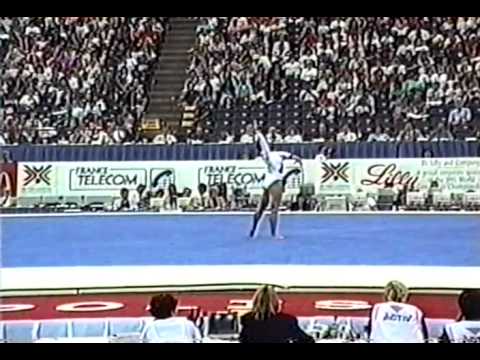 8th Team HUN Eszter Ovary FX - 1991 World Gymnastics Championships 9.712