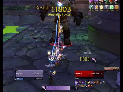 Thaddius Naxxramas Warlock pov