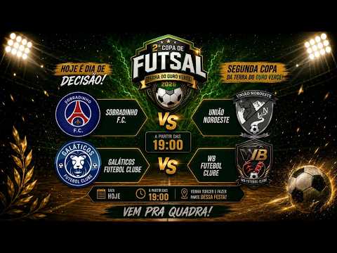 SEGUNDA COPA DE FUTSAL "TERRA DO OURO VERDE" EM BOA ESPERANÇA