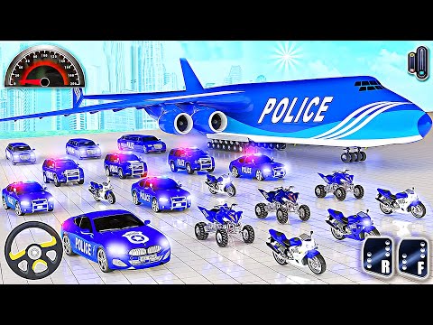 Police ATV Car Transporter Truck Sim - Police Luxury SUV Driving | Android Gameplay