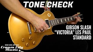 Video thumbnail for TONE CHECK: Gibson Slash "Victoria" Les Paul Demo | No Talking by Cream City Music