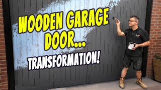 How to Prepare and Paint Wooden Garage Doors | Frenchic Top Tips
