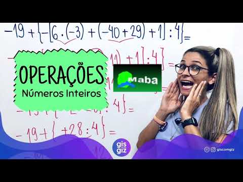 OPERATIONS WITH NEGATIVE AND POSITIVE INTEGER NUMBERS - With Prof. Gis