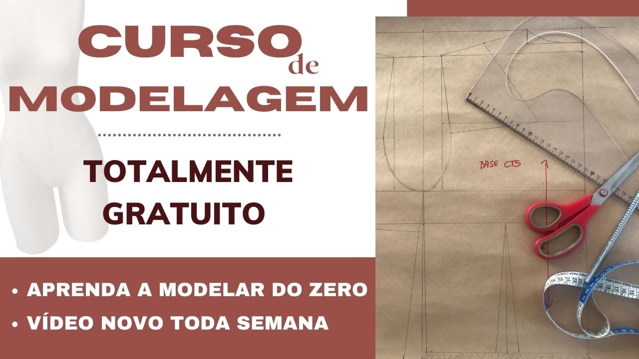 ✂ CURSO DE MODELAGEM GRATUITO