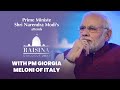 PM Shri Narendra Modi Attends Raisina Dialogue With PM Giorgia Meloni Of Italy PM Modi Live